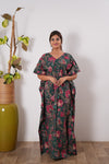 Orchid cotton kaftan