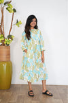 Aqua A line cotton kurti