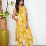 Amber cotton co-ords set (attached sleeves)