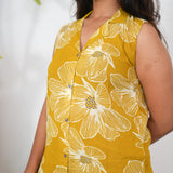 Amber cotton co-ords set (attached sleeves)