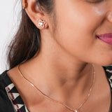 Chain with earring set-4