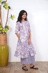 Lilac cotton co-ords set