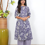 Grape cotton co-ords set