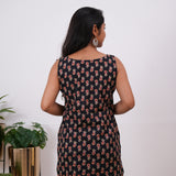 Black cotton tunic