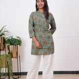 Basil cotton short kurti