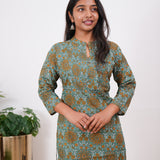 Basil cotton short kurti