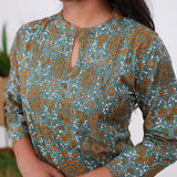Basil cotton short kurti