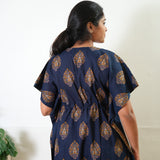 Royal blue butta maternity nursing kaftan