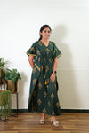 Wildlife cotton kaftan