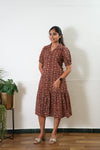 Sindoor cotton dress