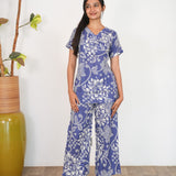 Ink blue lounge-sleep wear
