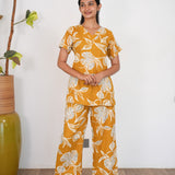 Mustard lounge-sleep wear