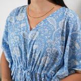 Soft blue cotton kaftan