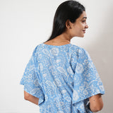 Soft blue cotton kaftan