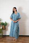 Snow cotton kaftan