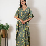 Basil cotton kaftan