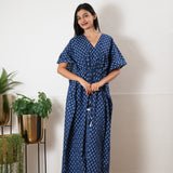 Sapphire butta cotton kaftan