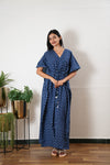 Sapphire butta cotton kaftan