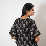 Onyx roses cotton kaftan
