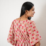 Mauve butta cotton kaftan