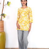 Sunshine cotton short kurti