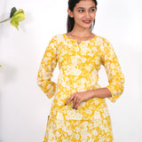 Sunshine cotton short kurti
