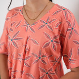 Peach  cotton lounge sleep wear