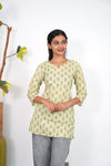 Thyme cotton short kurti