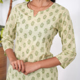 Thyme cotton short kurti
