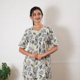 White heart cotton lounge sleep wear