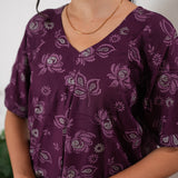 Violet cotton lounge sleep wear