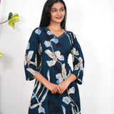 Midnight blue viscose co-ord set