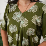 Olive cotton lounge sleep wear