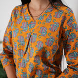 Orange elephant cotton lounge sleep wear