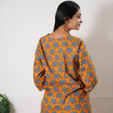 Orange elephant cotton lounge sleep wear
