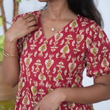 Ruby katha cotton midi dress