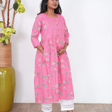 Flamingo pink maternity nursing wear