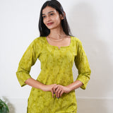 Lemonade round neck cotton co-ords set