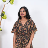 Onyx cotton kaftan