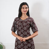 Chocolate brown cotton lounge sleep wear
