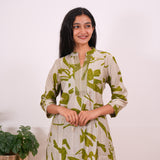 Lemonade mandarin anarkali kurti