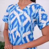 Zig zag cotton sleep wear