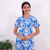 Indigo cotton sleep wear