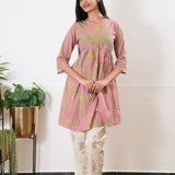 Pink stripes cotton maternity nursing Comfies