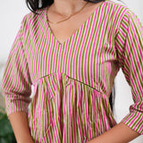 Pink stripes cotton maternity nursing Comfies