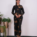 Onyx cotton night suit