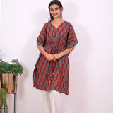 Sindoor cotton short kaftan