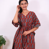 Sindoor cotton short kaftan