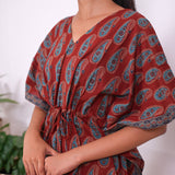 Sindoor cotton short kaftan