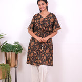Onyx cotton short kaftan